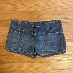 American Eagle Outfitters Dark Blue Jean Shorts